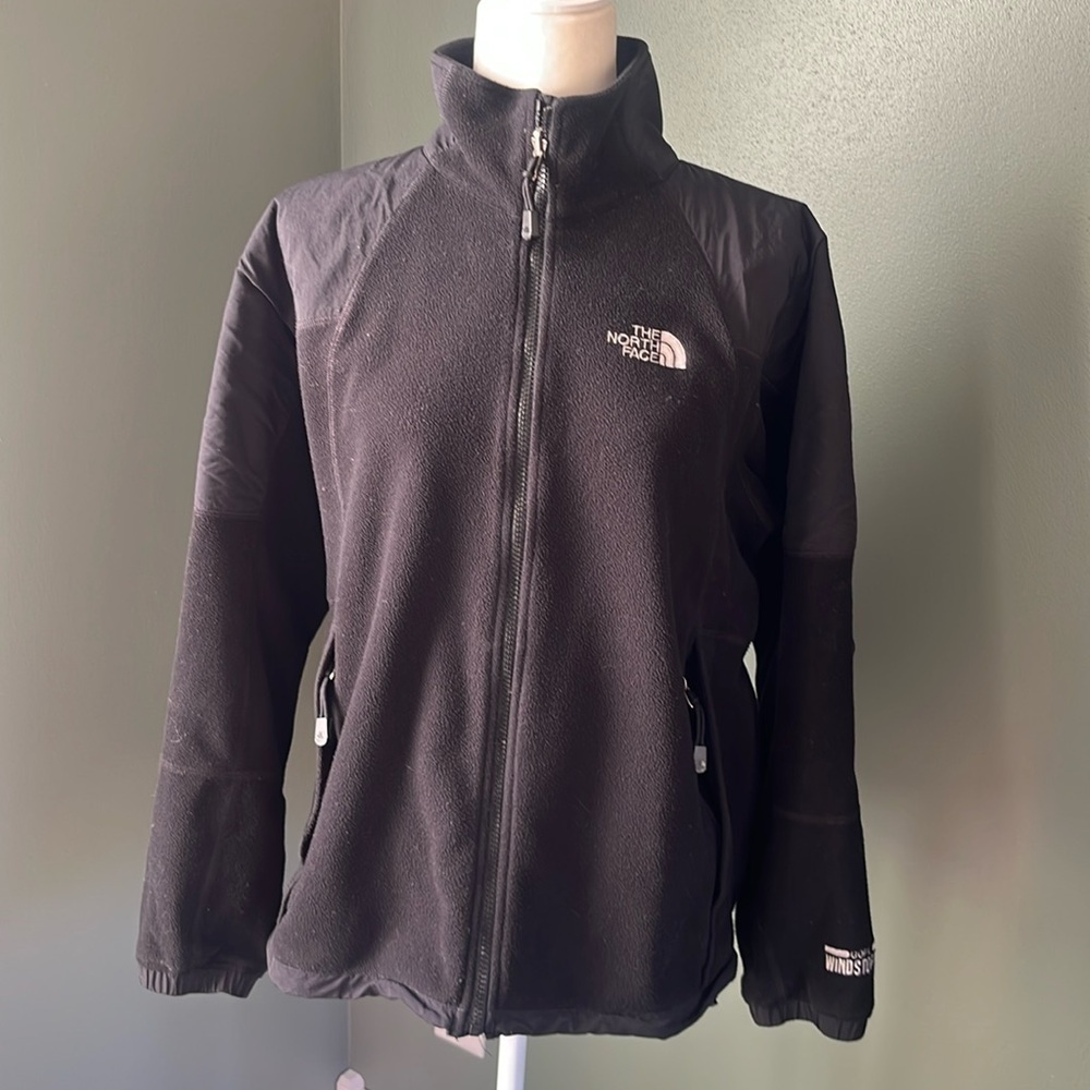 The North Face Gore Windstopper Fleece Jacket Black Zip Up